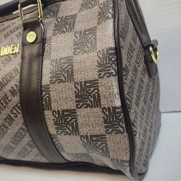 Steve Madden Tan/Brown Satchel Handbag - Picture 4 of 12